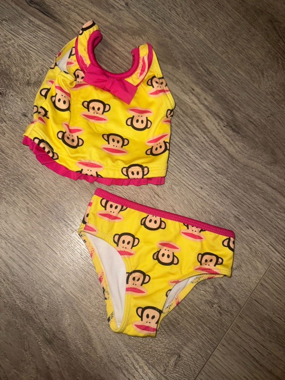 Paul Frank RARE small Paul bikini set 2012 Y2K 0/3M
